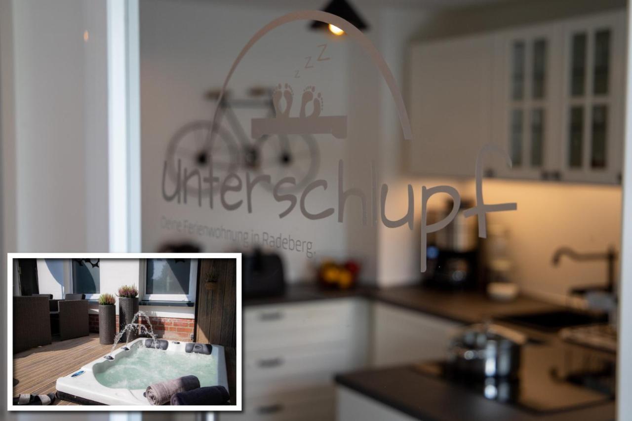 Unterschlupf Radeberg Mit Garten & Whirlpool Dış mekan fotoğraf