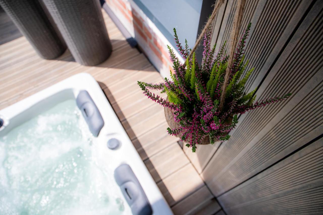 Unterschlupf Radeberg Mit Garten & Whirlpool Dış mekan fotoğraf
